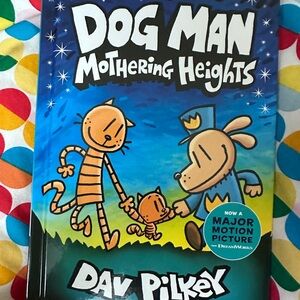 New Book Dog Man: Mothering Heights by - Blue Cover